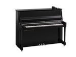 Yamaha B20 SC3 Silent Upright Piano in Polished Ebony with Chrome Fittings | Thompson Pianos