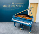 Challen London Baby Grand Piano (Hague Blue) | Thompson Pianos