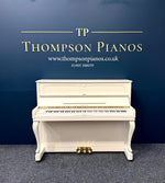 Samick Upright Piano, Farrow & Ball School House White (Pre Owned) | Thompson Pianos