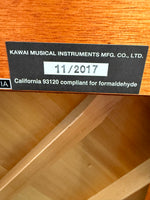 Kawai K200 Upright Piano, Polished Ebony (Pre-Owned) | Thompson Pianos