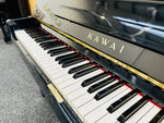 Kawai KU-2B Upright Piano, Polished Ebony (Certified Reconditioned Piano) | Thompson Pianos