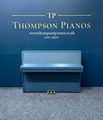 Kemble Cambridge Upright Piano, Hague Blue (Pre-Owned) | Thompson Pianos