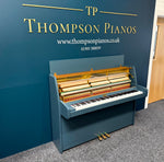 Kemble Cambridge Upright Piano, Hague Blue (Pre-Owned) | Thompson Pianos