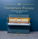 Kemble Cambridge Upright Piano, Hague Blue (Pre-Owned) | Thompson Pianos