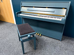 Kemble Cambridge Upright Piano, Hague Blue (Pre-Owned) | Thompson Pianos