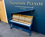 Schimmel Upright Piano (Hague Blue) | Thompson Pianos