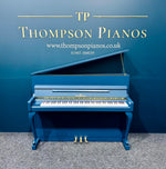 Schimmel Upright Piano (Hague Blue) | Thompson Pianos