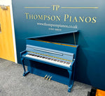 Schimmel Upright Piano (Hague Blue) | Thompson Pianos