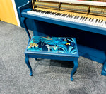 Schimmel Upright Piano (Hague Blue) | Thompson Pianos