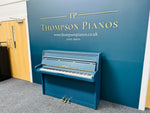 Seiler Upright Piano (Hague Blue) | Thompson Pianos