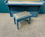 Seiler Upright Piano (Hague Blue) | Thompson Pianos