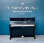 Welmar Upright Piano, Model 118 (Polished Ebony) | Thompson Pianos