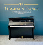 Welmar Upright Piano, Model 118 (Polished Ebony) | Thompson Pianos