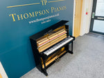 Welmar Upright Piano, Model 118 (Polished Ebony) | Thompson Pianos