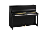 Yamaha B20 Upright Piano in Polished Ebony with Brass Fittings | Thompson Pianos