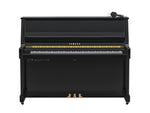 Yamaha B20 SC3 Silent Upright Piano in Polished Ebony with Brass Fittings | Thompson Pianos