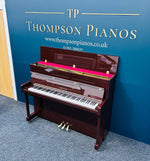 Yamaha B2 SC2 Silent Upright Piano, With Headphones (Polished Mahogany) | Thompson Pianos