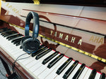 Yamaha B2 SC2 Silent Upright Piano, With Headphones (Polished Mahogany) | Thompson Pianos