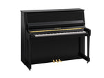 Yamaha B30 Upright Piano in Polished Ebony with Brass Fittings | Thompson Pianos