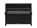 Yamaha B30 Upright Piano in Polished Ebony with Brass Fittings | Thompson Pianos