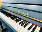 Yamaha E-116 Upright Piano (Hague Blue) | Thompson Pianos