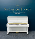 Yamaha U1 Upright Piano, Polished White (Certified Reconditioned Piano) | Thompson Pianos