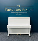 Yamaha U1 Upright Piano, Polished White (Certified Reconditioned Piano) | Thompson Pianos