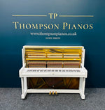 Yamaha U1 Upright Piano, Polished White (Certified Reconditioned Piano) | Thompson Pianos