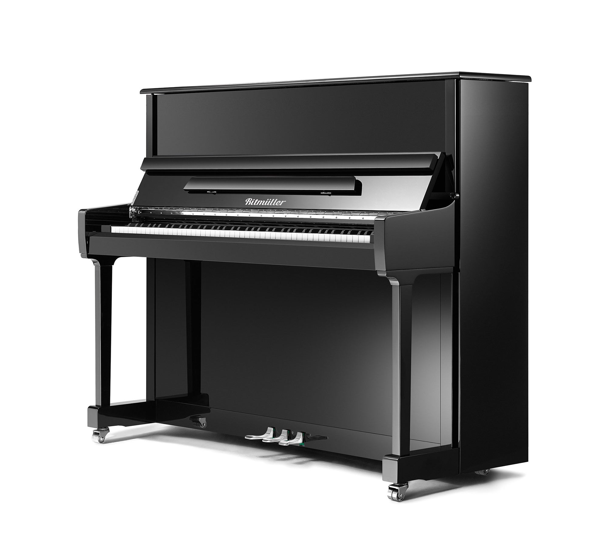 Ritmüller RS-122 Superior Line, Upright Piano (Polished Ebony)