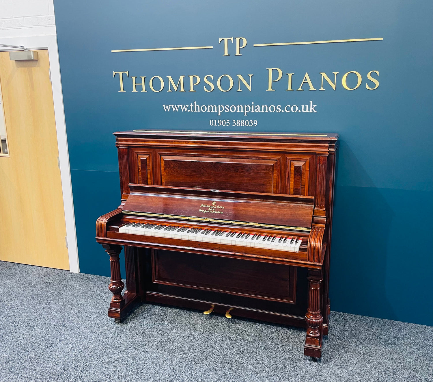 Steinway & Sons, Model R Upright Piano Rosewood (Fully Restored ...