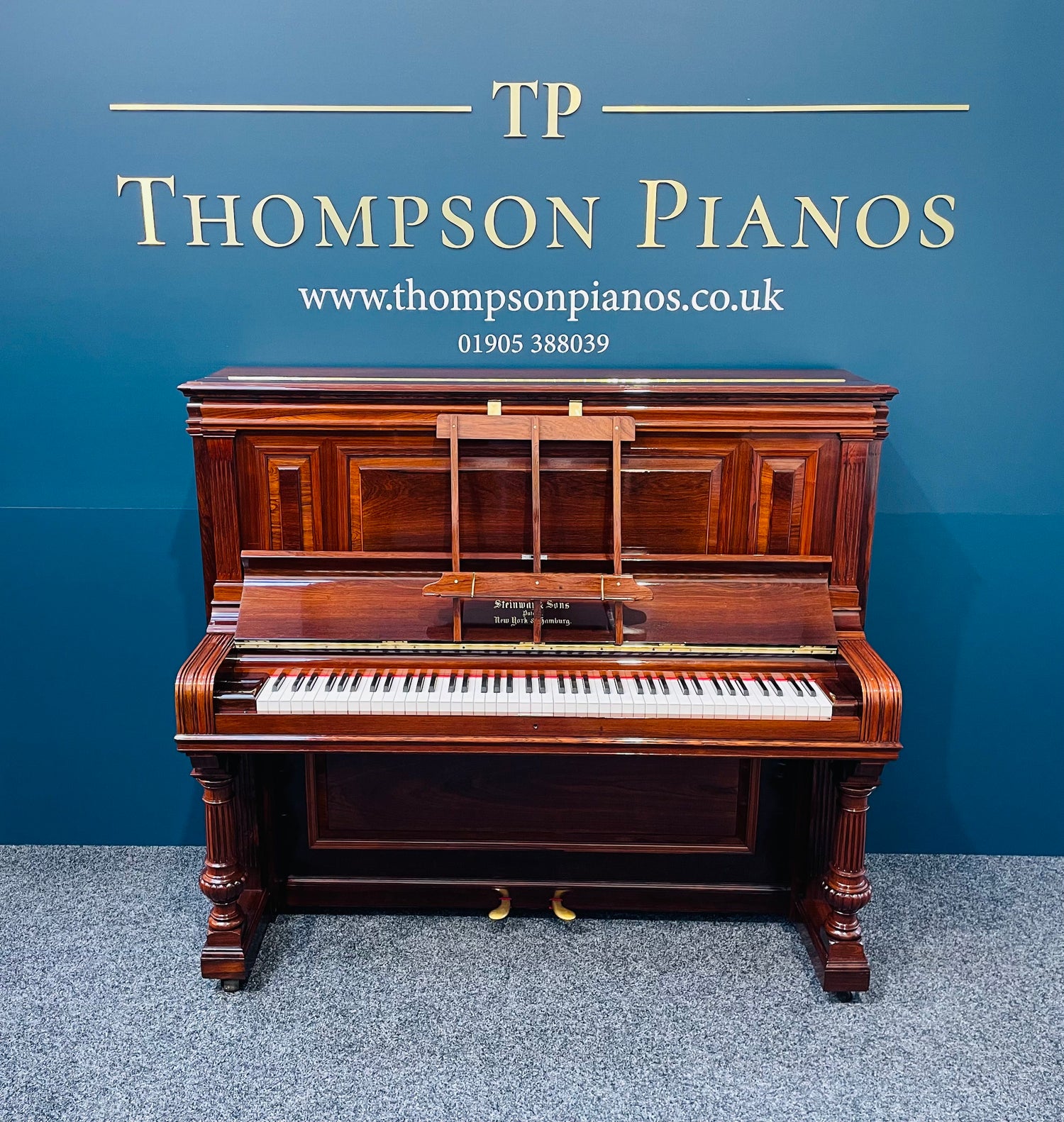 Steinway & Sons, Model R Upright Piano Rosewood (Fully Restored ...